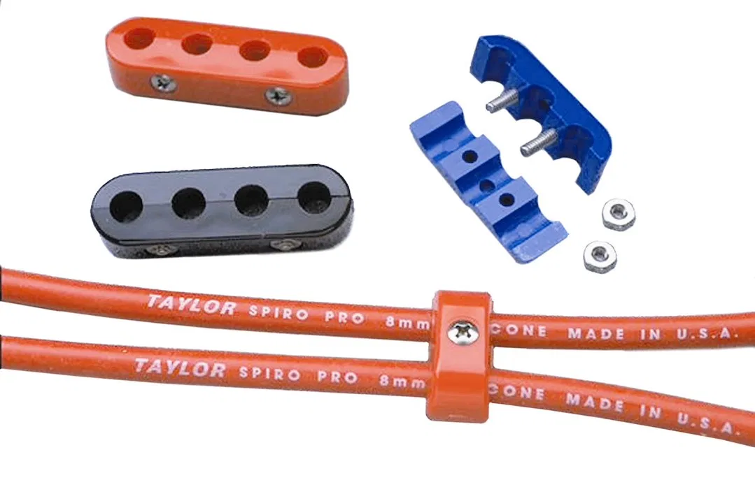 42720 – TAYLOR CABLE Spark Plug Wire Separator, 7-8 Millimeter Spark Plug Wire Red Nylon Taylor With - view 3